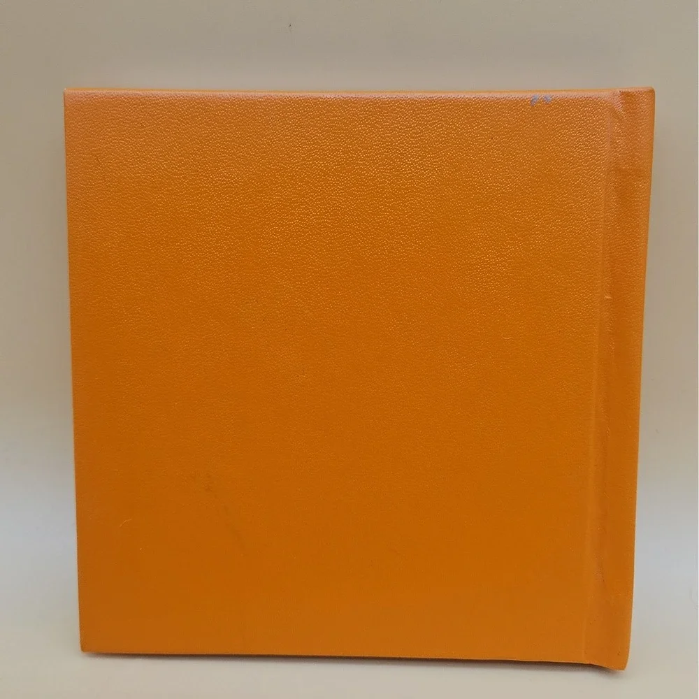 Hermes Book Carre Scarf Guide Orange Illustrated 1998 1st Edition Mini Hardcover